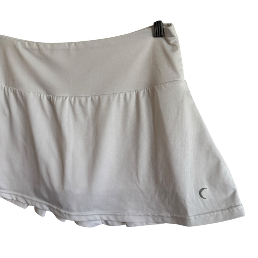 Zyia White Chill Clubhouse Tennis Skort, Size L - Picture 4 of 8
